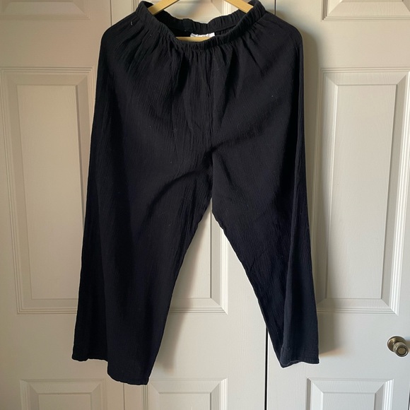 bryn Walker Pants - Bryn Walker | Cotton gauze pants. Elastic. Made USA. Size Small. Pull on.